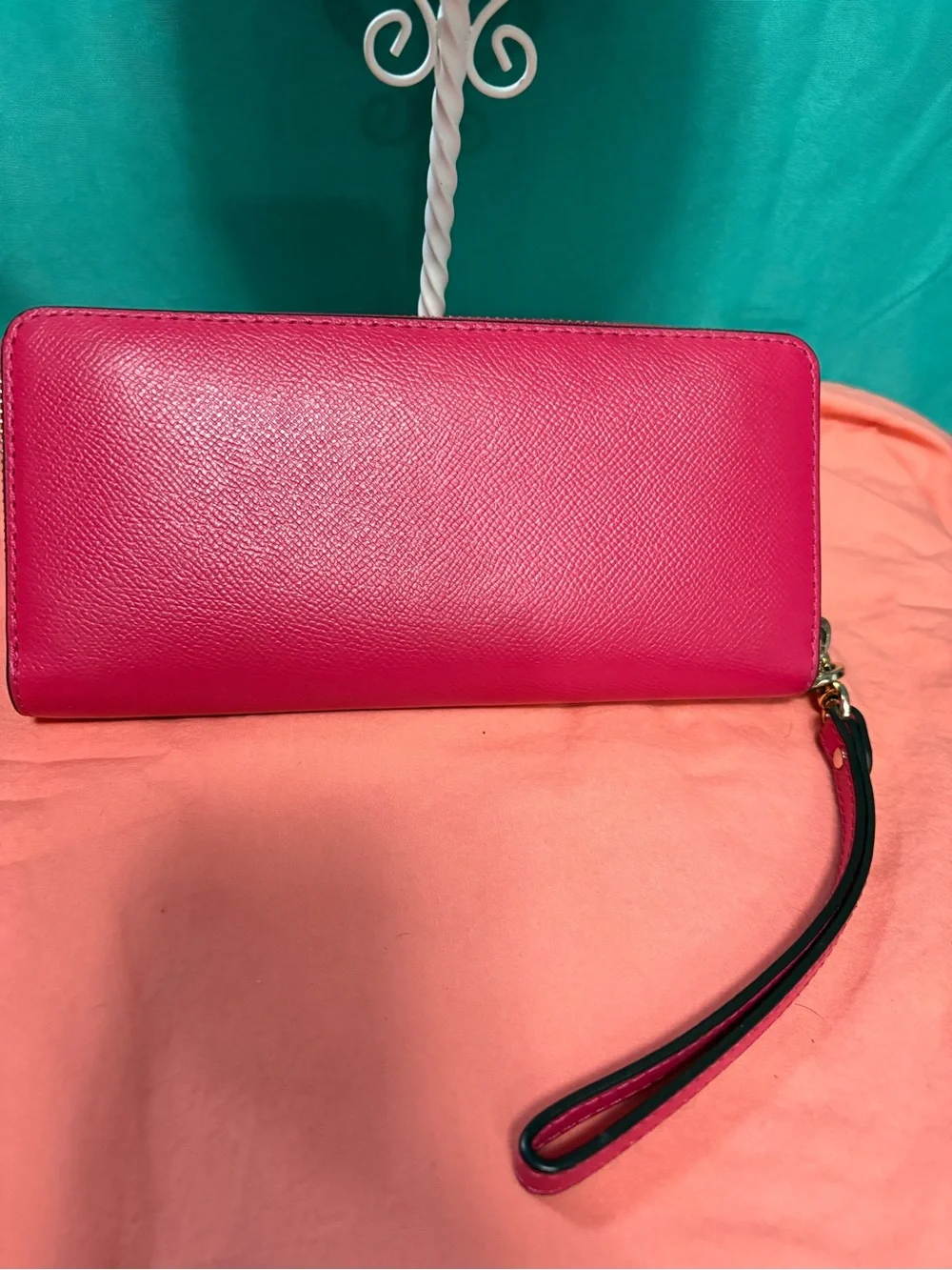 Michael Kors Pink Zip-Around Wristlet Wallet
